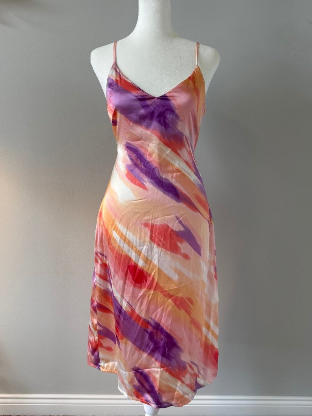 Forever 21 Multicolor Satin Sundress